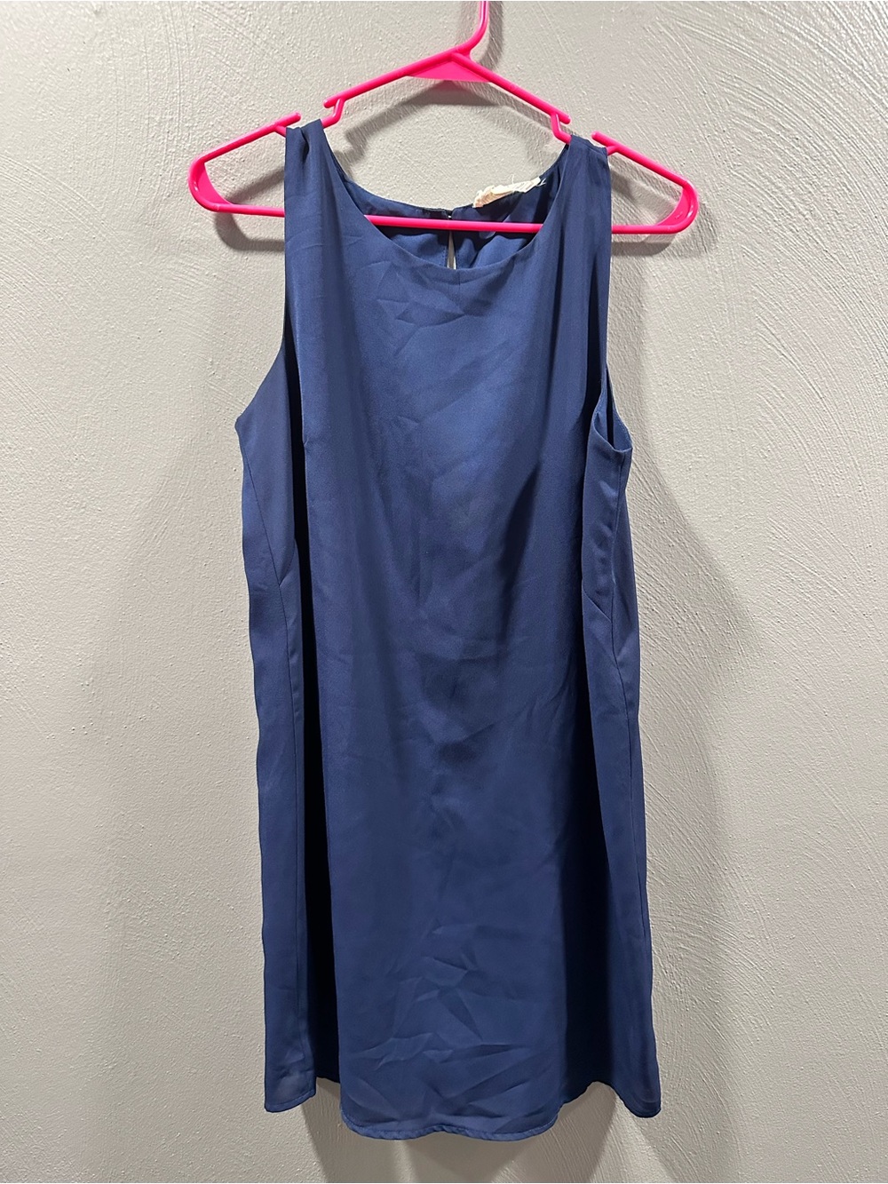 Pink Rose Navy Sleeveless Tank Top